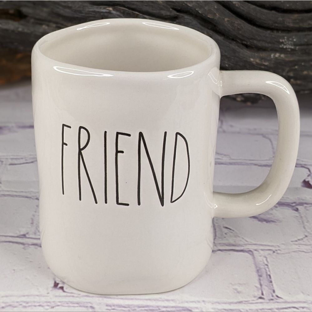 Rae Dunn FRIEND Ceramic Mug